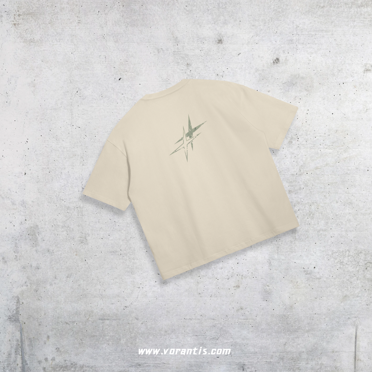 Distressed V Tee (Forest)