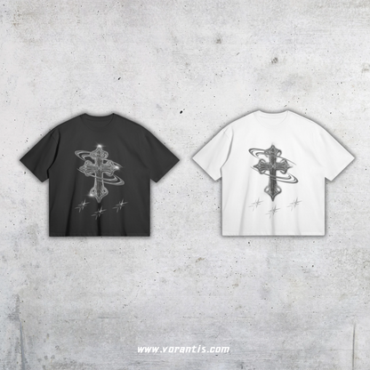 Chrome Cross Tee