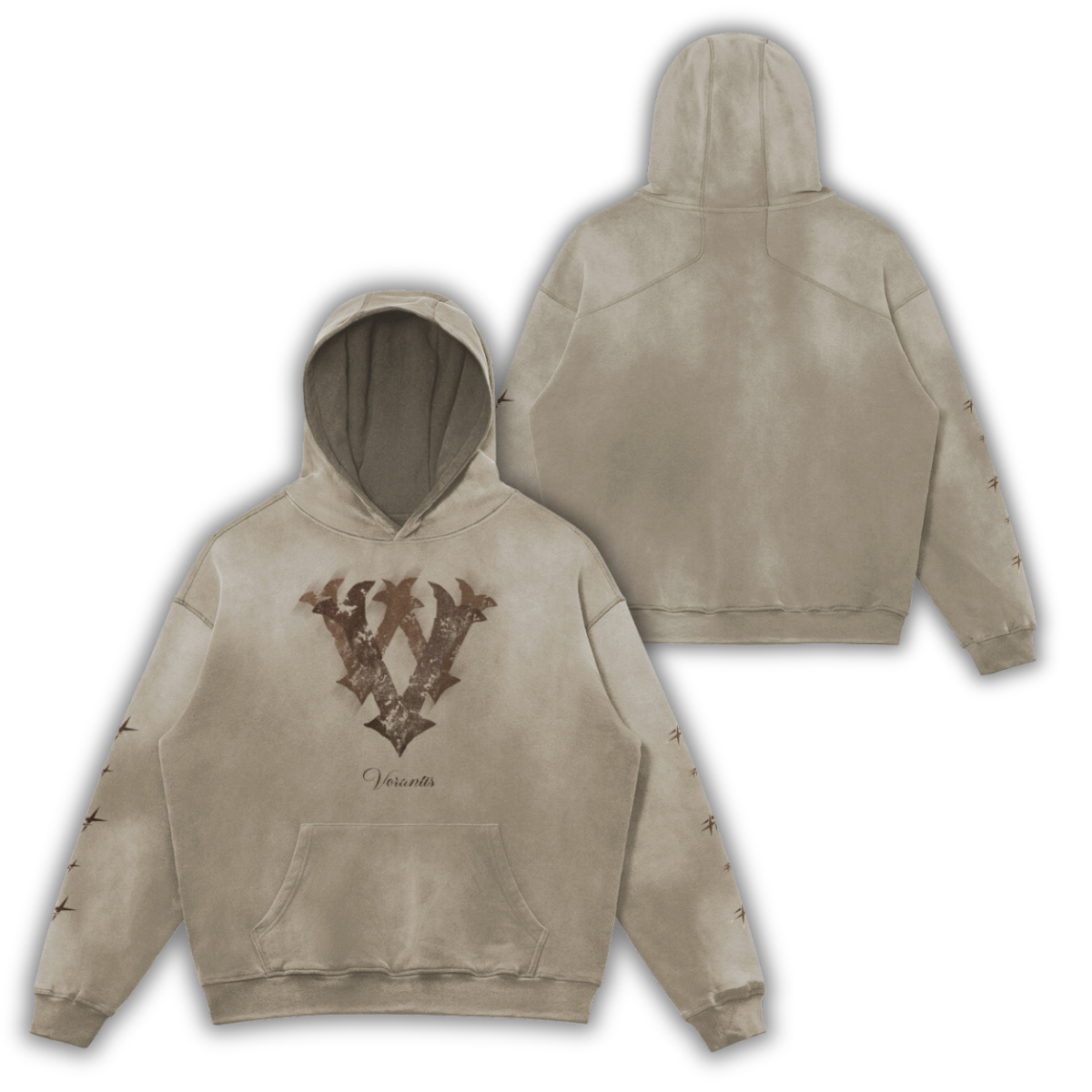 Sand Triple V Hoodie