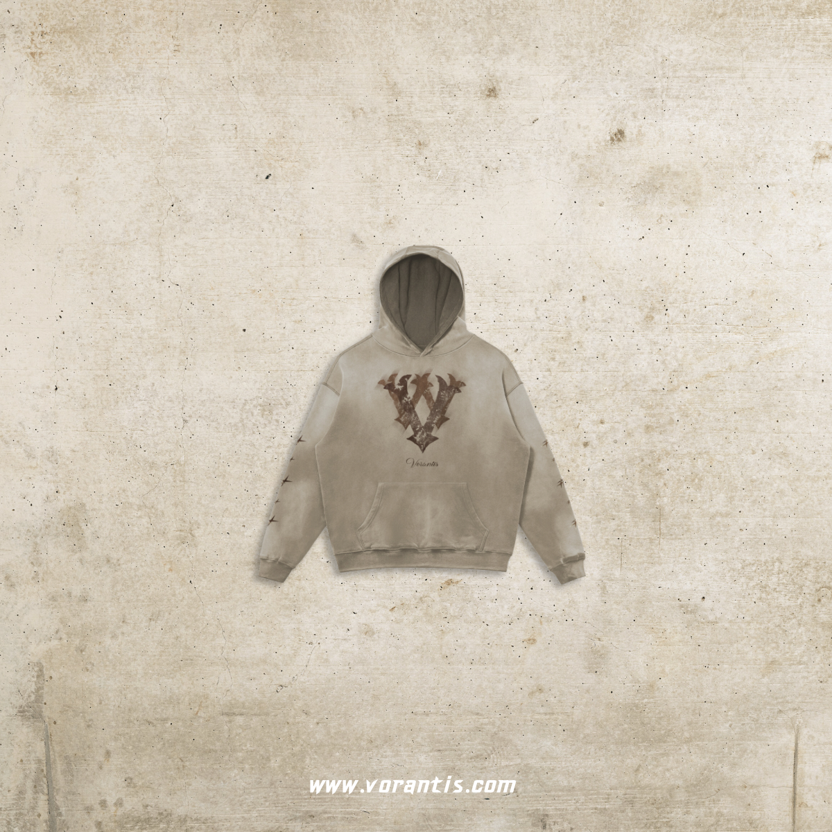 Sand Triple V Hoodie